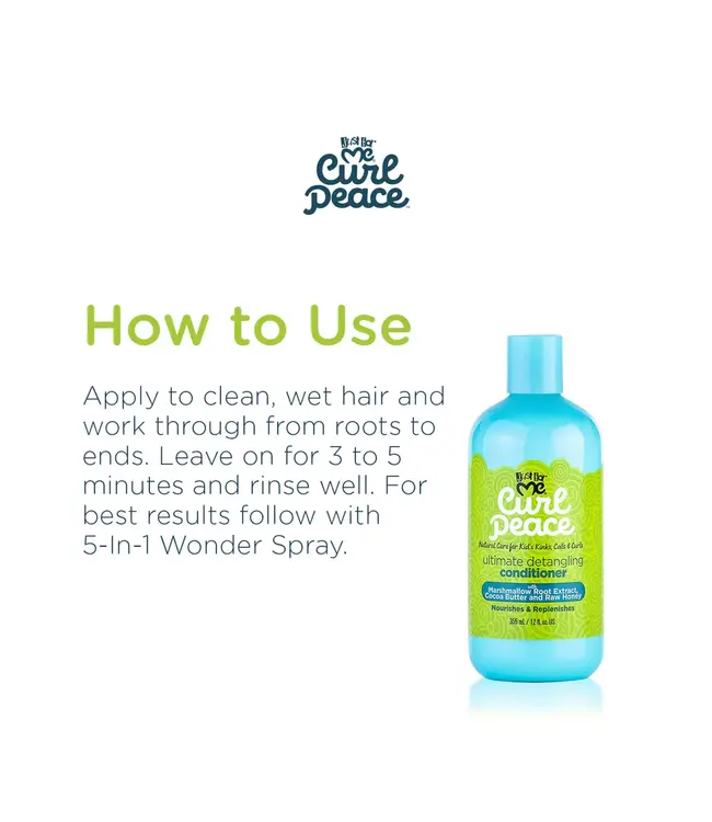 Soft & Beautiful Just For Me Curl Peace Detangling Conditioner 12oz