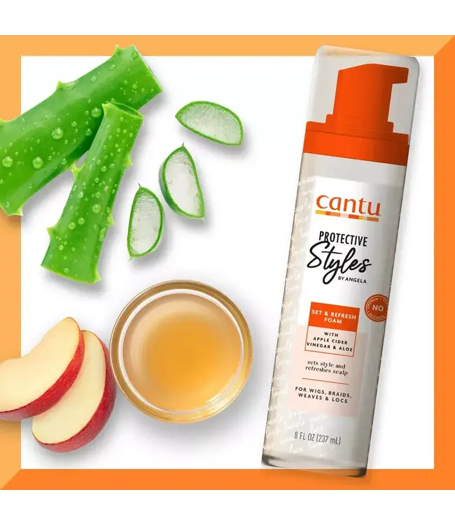 Cantu Protective Styles Set & Refresh Foam 8oz