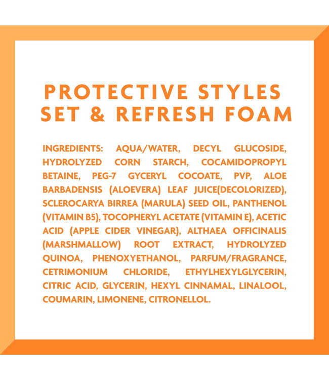 Cantu Protective Styles Set & Refresh Foam 8oz