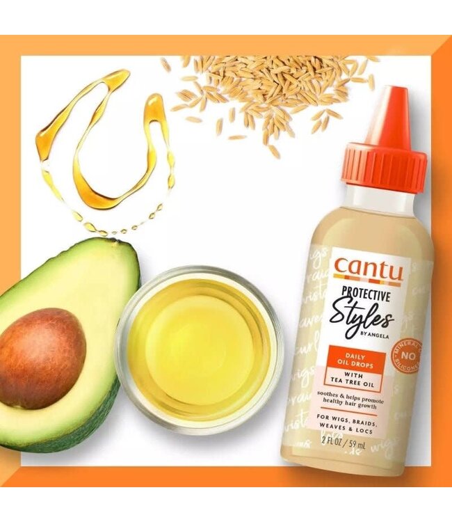 Cantu Protective Styles Daily Oil Drops 2oz
