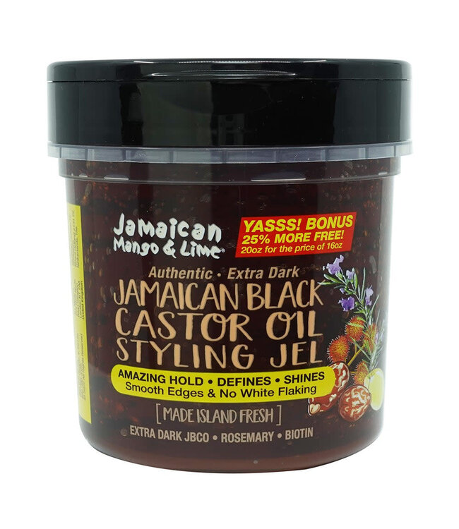 Jamaican Mango & Lime Black Castor Oil Styling Jel 16oz