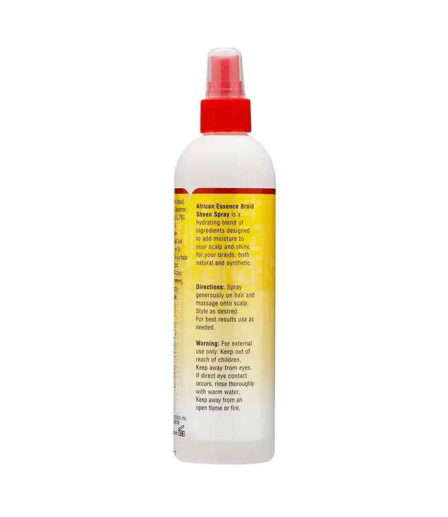 African Essence Braid Sheen Spray 12oz