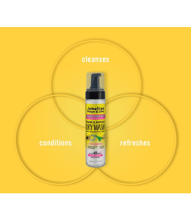 Jamaican Mango & Lime Foams & Refresh Dry Wash 8oz