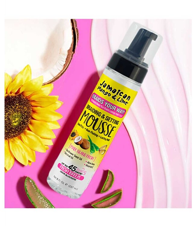 Jamaican Mango & Lime Braiding & Setting Mousse 8oz