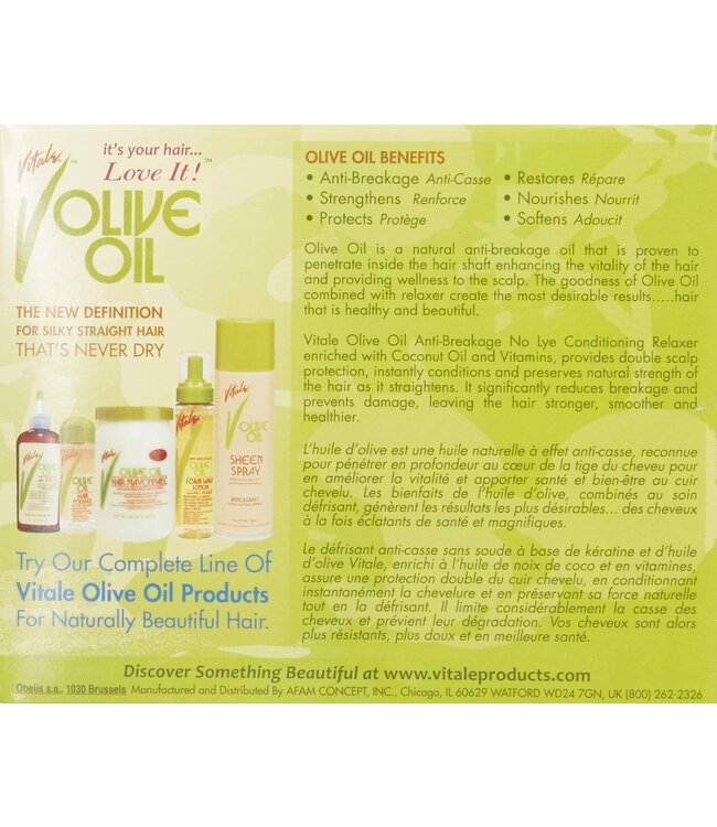Vitale Olive Oil Relaxer Kit 2App Regular
