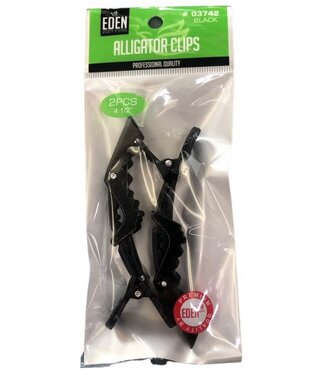 Eden Alligator Clips #03742 Black