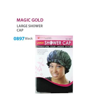 Magic Collection Large Shower Cap #0897 Blk