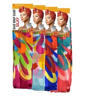 MAGIC GOLD Wrap Scarf Silky #SCF99576