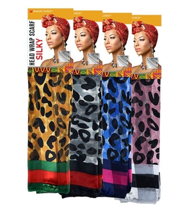 Head Wrap Scarf-Silky #15 Head Wrap Scarf-Silky #15