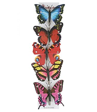 Kids Hair #2425 Clip -Butterfly ( 5pcs )