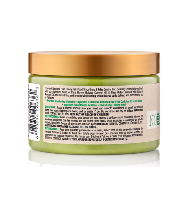 Creme Of Nature Pure Honey Curl Define Cream 11.5oz