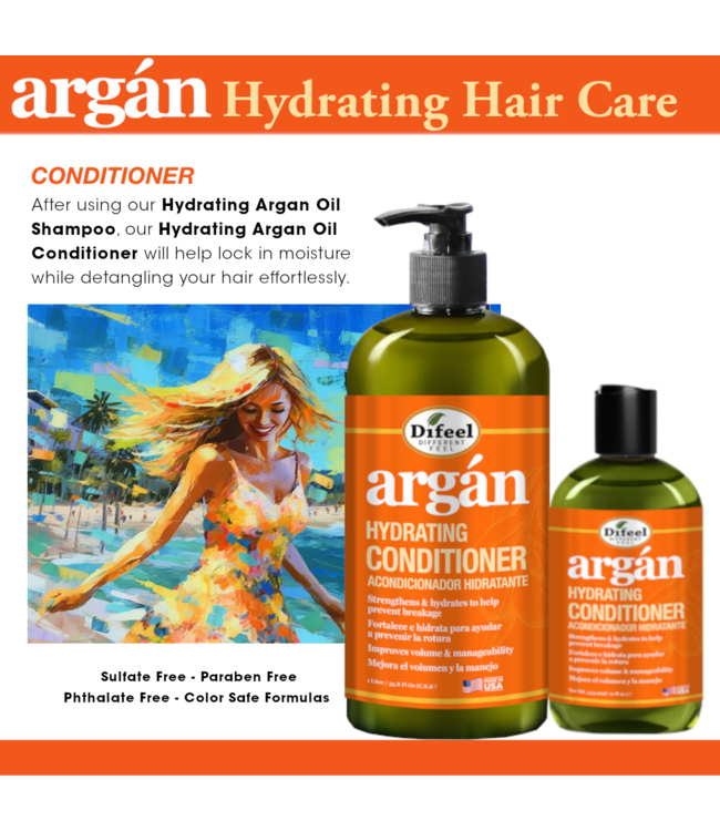 Difeel Argan Hydrating Conditioner 12oz