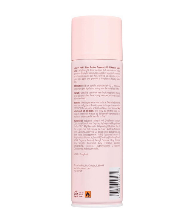 Luster's Pink Shea Butter & Coconut Oil  Silken Sheen Spray 15.5oz