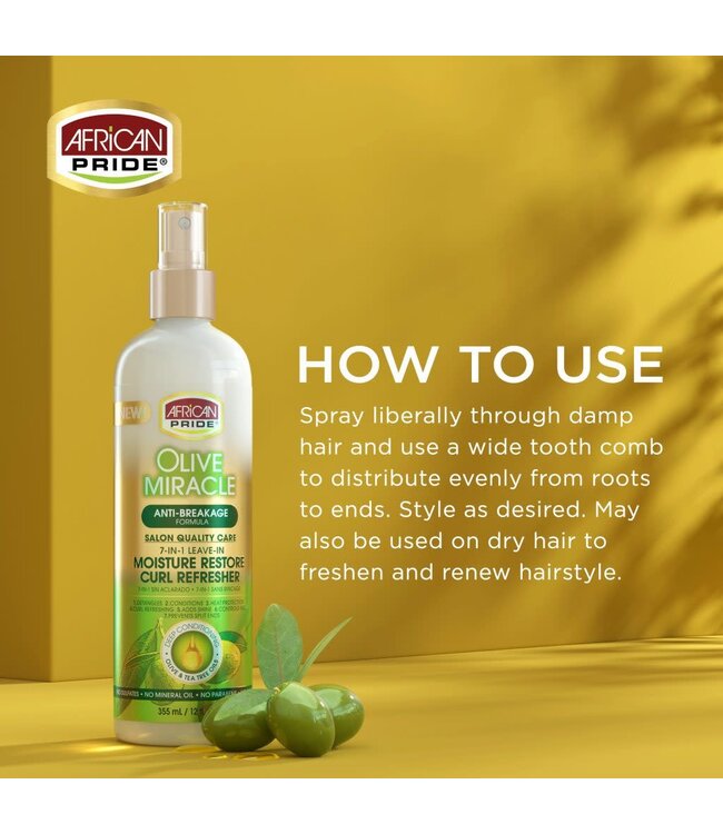 African Pride Moist Restore Curl Refresher 12oz