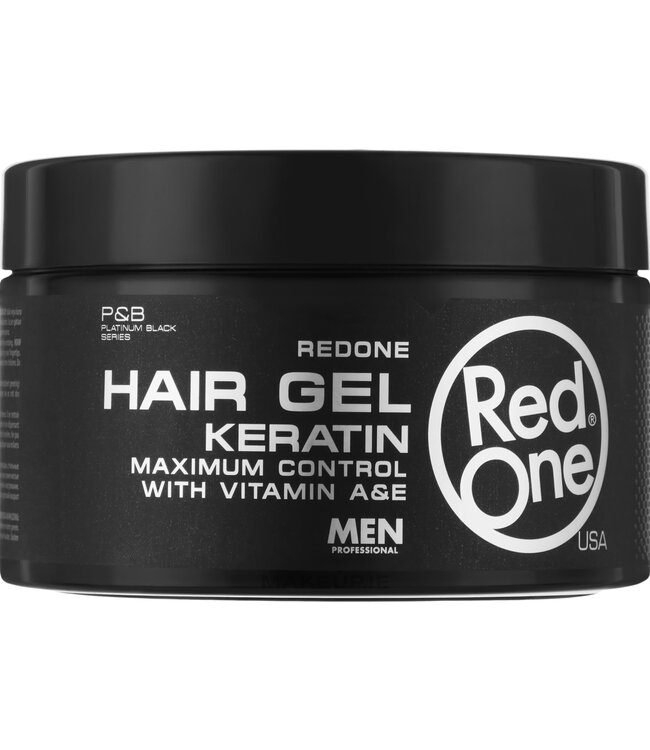 Red One Men Hair Gel Silver With Vitamin & Keratin 450ml