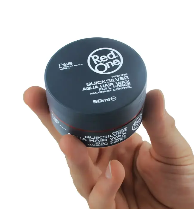 Red One Aqua Hair Gel Wax - Quicksilver 50ml
