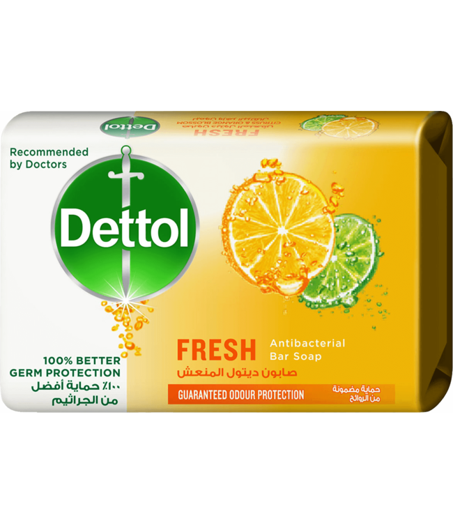 Dettol Lemon Fresh - Anti Bacterial Soap 100g