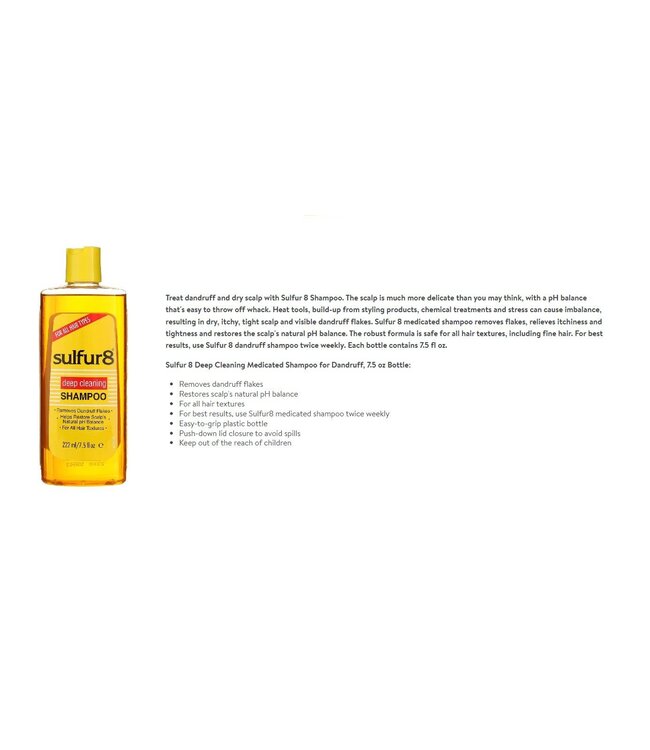 Sulfur 8 Med Shampoo 7.5oz