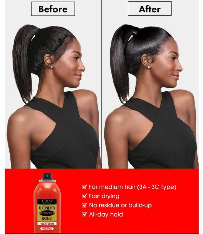 Ebin Wonder Ponytail Bond Spray Firm 245ml