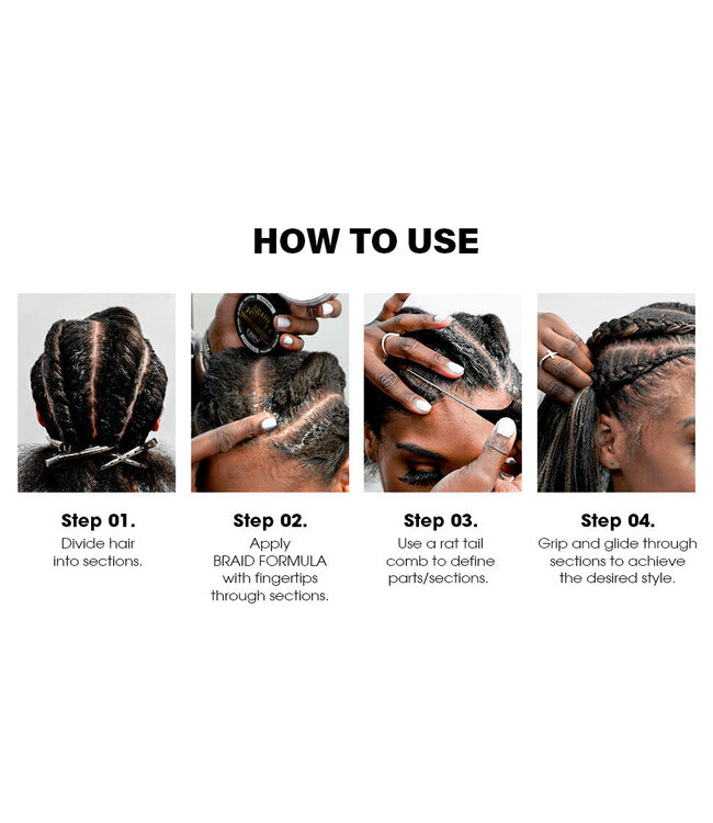 Ebin Braid Formula Medium Hold - 310ml