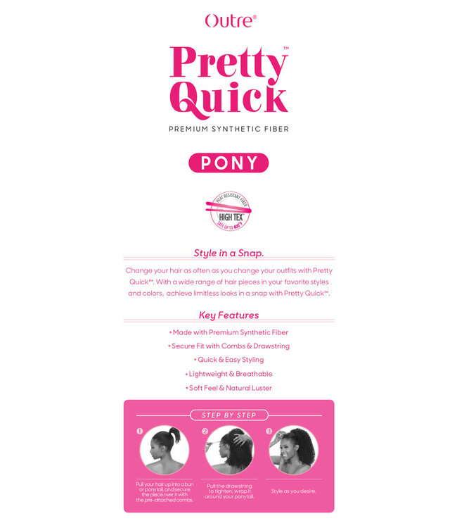 Outre Pretty Quick Tess Ponytail - FINALSALE
