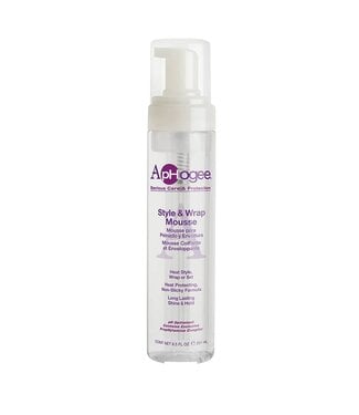 Aphogee Style & Wrap Mousse 8.5oz