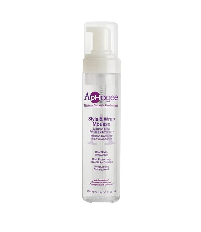 Aphogee Style & Wrap Mousse 8.5oz