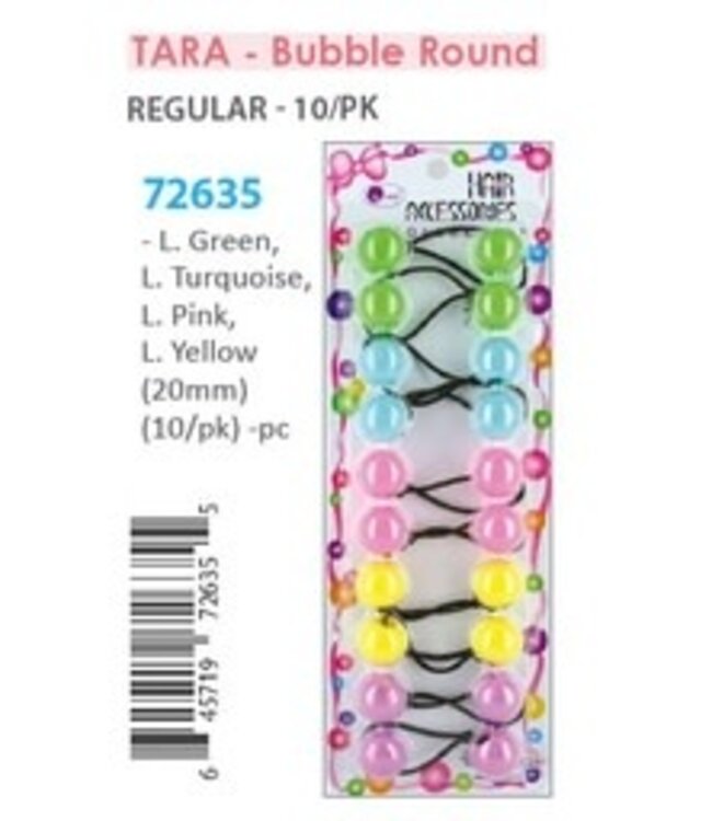 Tara Bubble Round Mix  72635 Mix 20mm