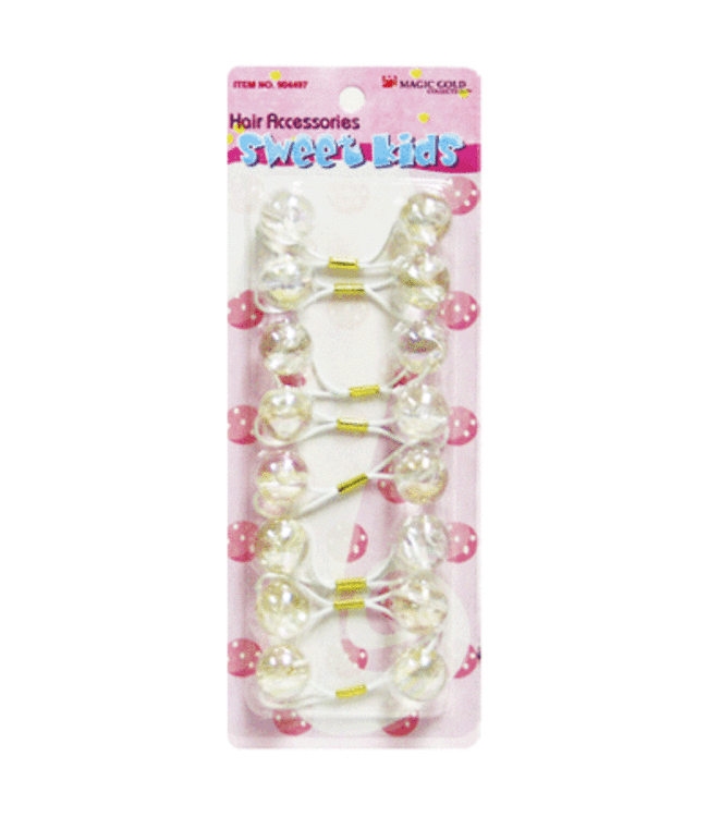 MAGIC GOLD Kid's Hair Bubbles Round #L Clear