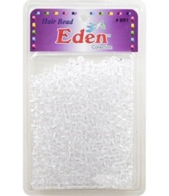 Eden XLG Blister Round Beads  Crystal BR1C