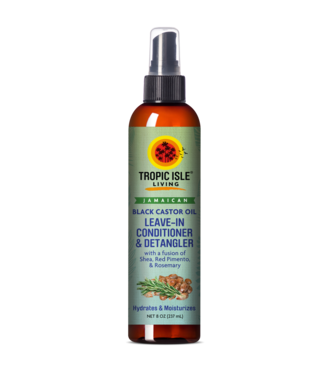 Tropic Isle Living Black Castor Oil Leave-In Conditioner & Detangler 8oz