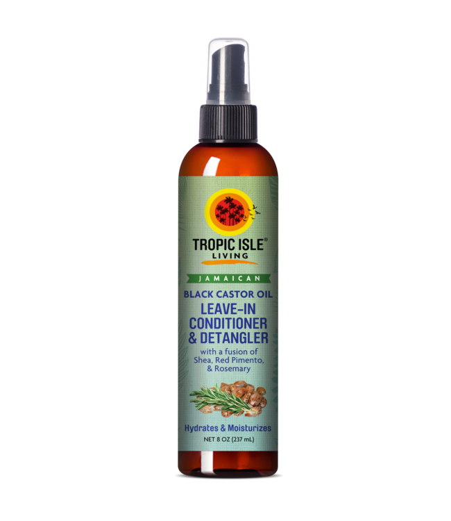 Tropic Isle Living Black Castor Oil Leave-In Conditioner & Detangler 8oz