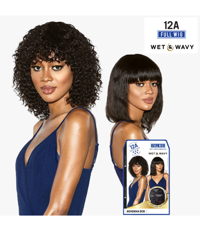 12A Unprocessed Virgin Hair 12A Wet & Wavy Bohemian Bob
