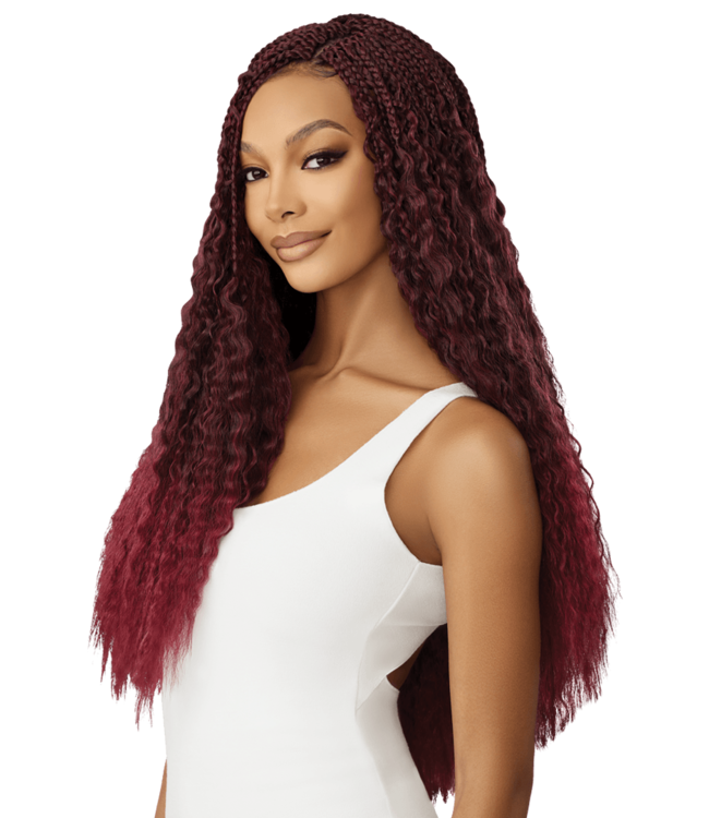 X-Pression Twisted Up 3X Boho Wet & Wavy Vibe Box Braid 24"