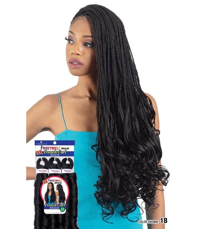 FreeTress 3X French Curl Braid 22"