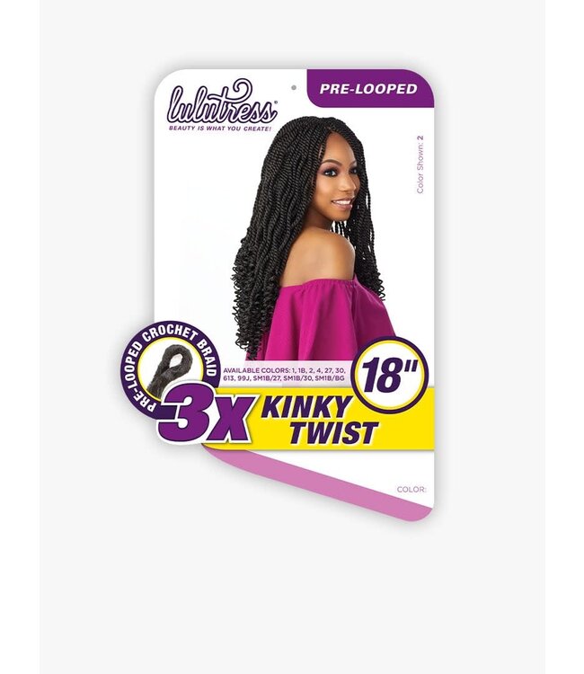 Lulutress 3X Kinky Twist 18"