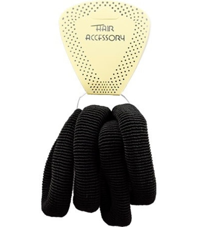 Magic Elastic Ponytail Holder 4pc HEP004 Black
