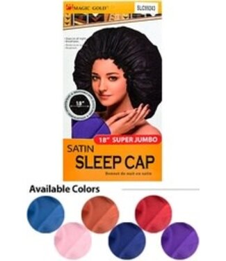 Magic Collection 18" Super Jumbo Satin Sleep Cap  #SLC99243