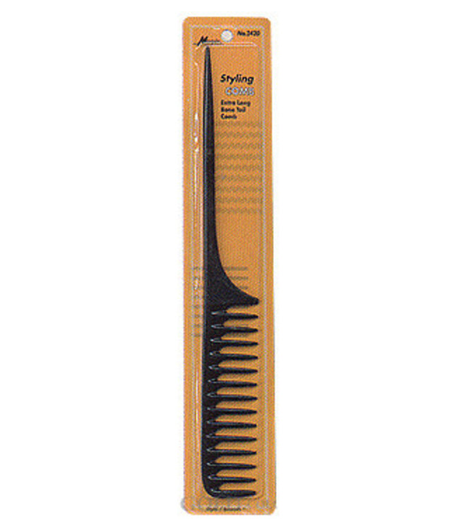 Stella Magic Gold Extra Long Bone Tail Styling Comb #2420