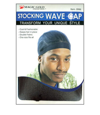 MAGIC GOLD Stocking Wave Cap 0996 Black