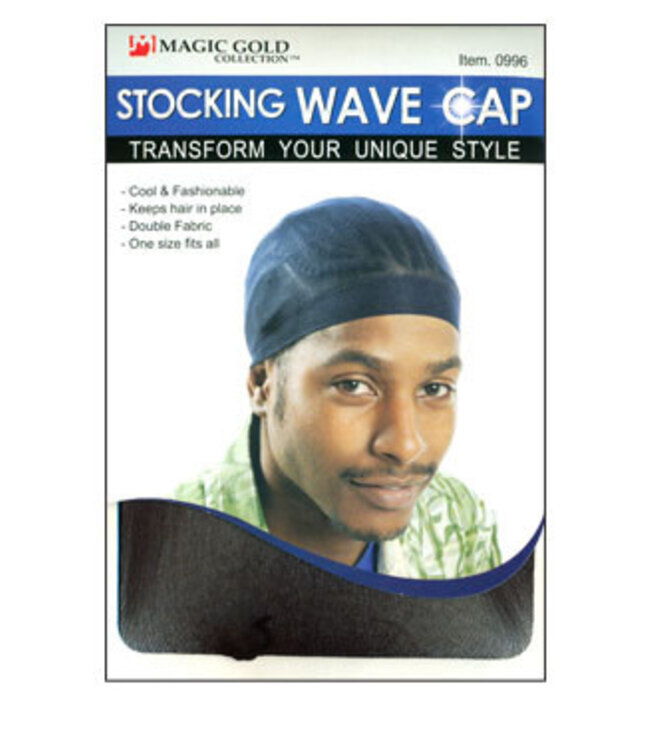 MAGIC GOLD Stocking Wave Cap 0996 Black