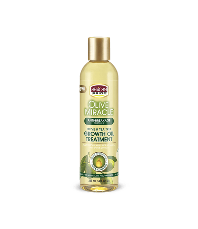 African Pride Olive Miracle Olive & Tea Tree Growth Oil Treatment 8oz