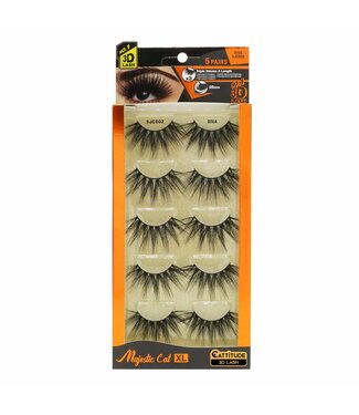 Ebin Majestic Cat 5 Pairs 3D Lash Diva
