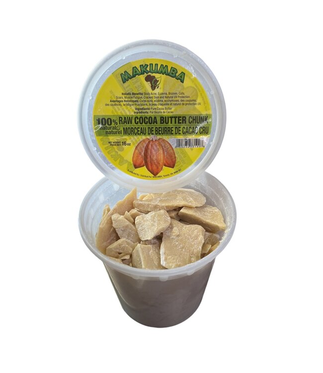 Makumba Raw Cocoa Butter Chunk 16z