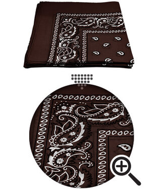 Magic Collection Bandanna #91664 Brown Final Sale