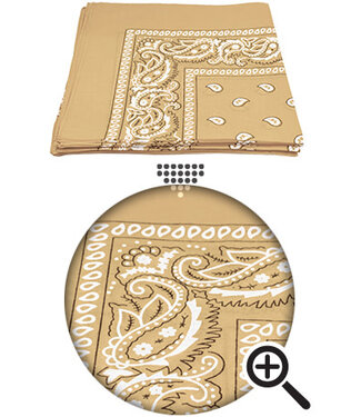 Magic Collection Bandana 90258 Light Beige