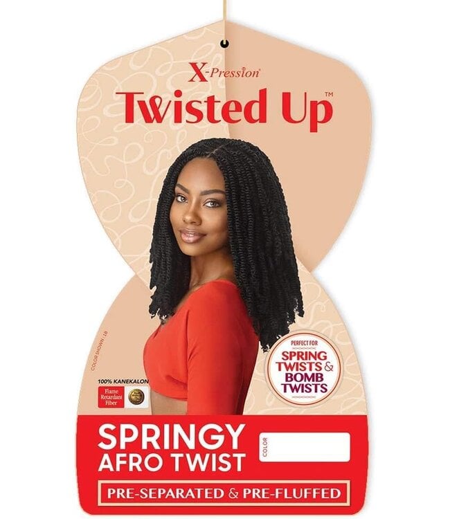 X-Pression Twisted Up Springy Afro Twist