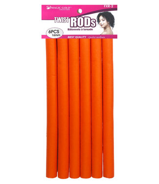 Magic Collection FXR 2 Twist Rods Orange (6PCS) 16mm