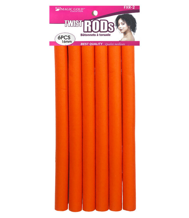 Magic Collection FXR 2 Twist Rods Orange (6PCS) 16mm
