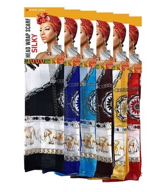 MAGIC GOLD Head Wrap Scarf Silky #5 #SCF99575